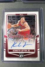 2024-25 Panini Donruss Optic - Signature Series Kenneth Lofton Jr., #SS-KFJ (AU)