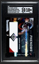 2013 Panini Limited - Phenoms DeAndre Hopkins #205 Spotlight Silver #/49 AUTO 