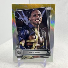 2025 Topps Chrome WWE Black & Gold Refractor #167 Malik Blade /13