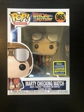 Funko Pop! Marty McFly Checking Watch #965 Back to Future 2020 SDCC Exclusive 