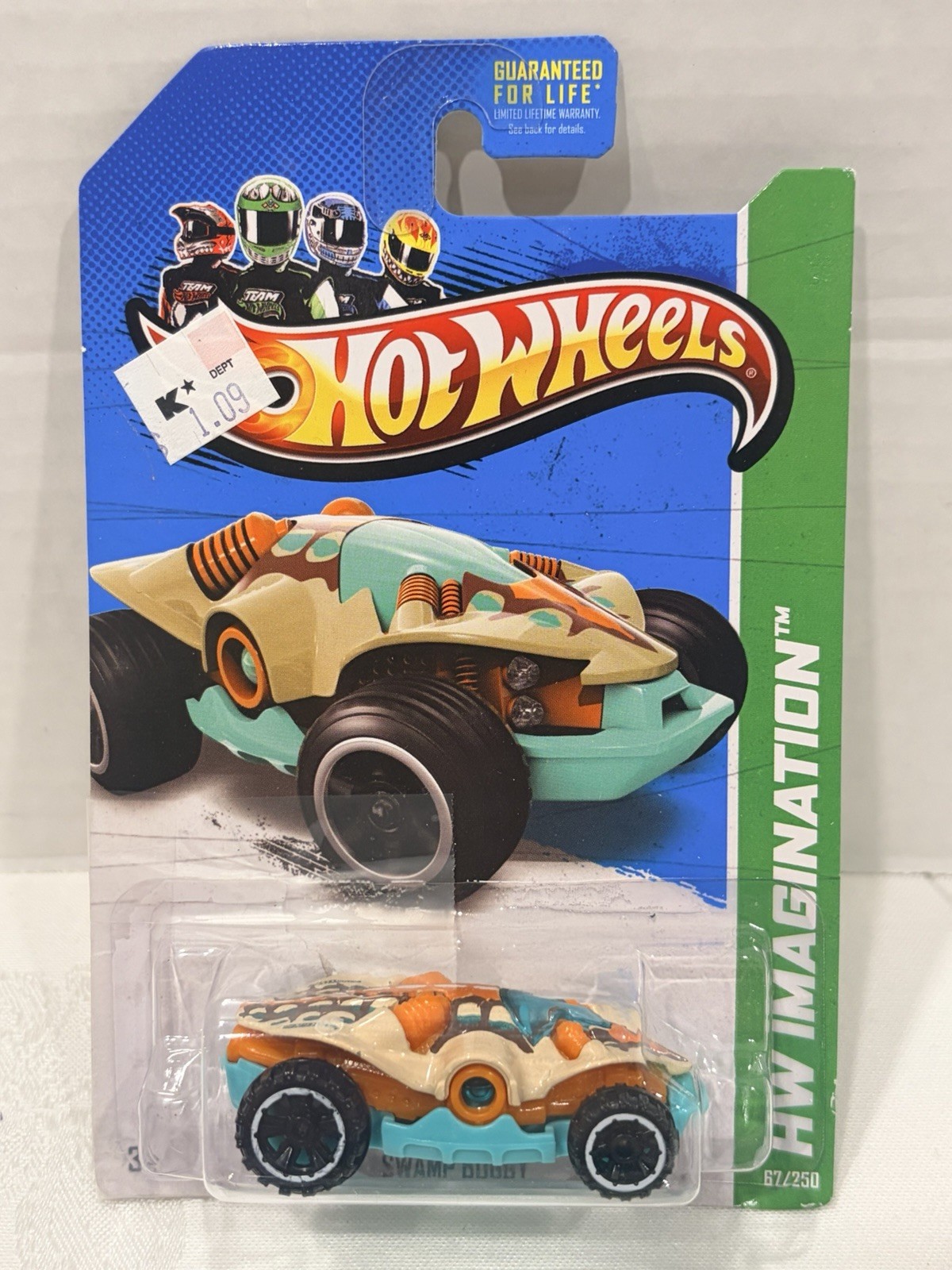 HW HOT WHEELS 2013 HW IMAGINATION #67/250 SWAMP BUGGY HOTWHEELS GREEN VHTF RARE