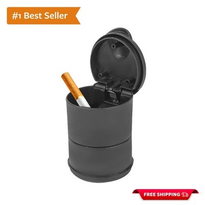 car cigarette ashtray with lid Stylish Smokeless Car Ashtray with Lid - Compact & Durable for All Vehicles