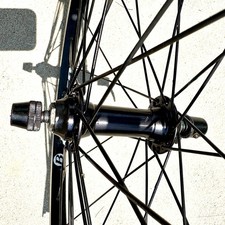 Vintage Bontrager 32-Spoke 26" Black Aluminum Mountain Bike Front Wheel