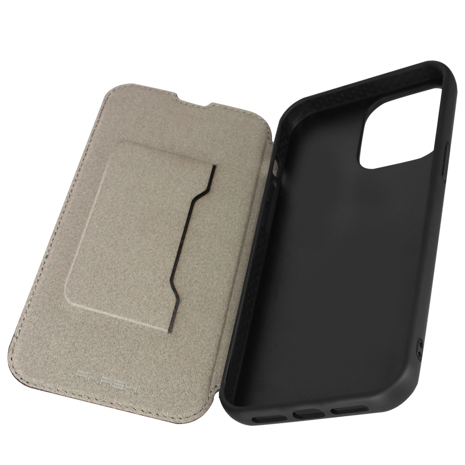 Étui iPhone 13 Pro Max Akashi avec porte-carte et support vidéo