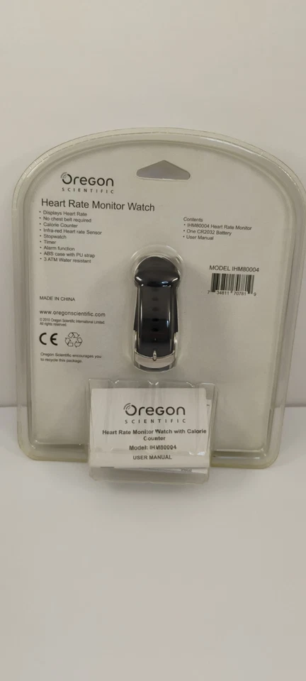 Heart Rate Monitor Watch with Calorie Counter Model IHM80004 - Image 4 of 4