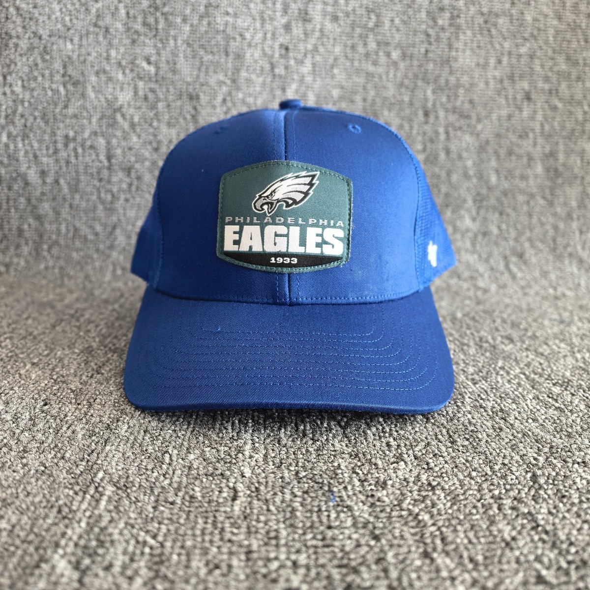 '47 Brand Philadelphia Eagles '47 Blue Trucker Snapback Mesh Cap Hat NFL E498