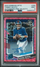 2023 PANINI DONRUSS OPTIC AUTO-PINK VELOCITY #280 TOMMY DEVITO 24/50 PSA 9