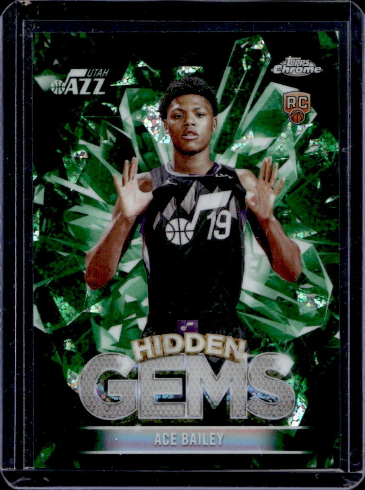 2025-26 Topps Ace Bailey Hidden Gems RC Rookie SSP #HG-4 Jazz