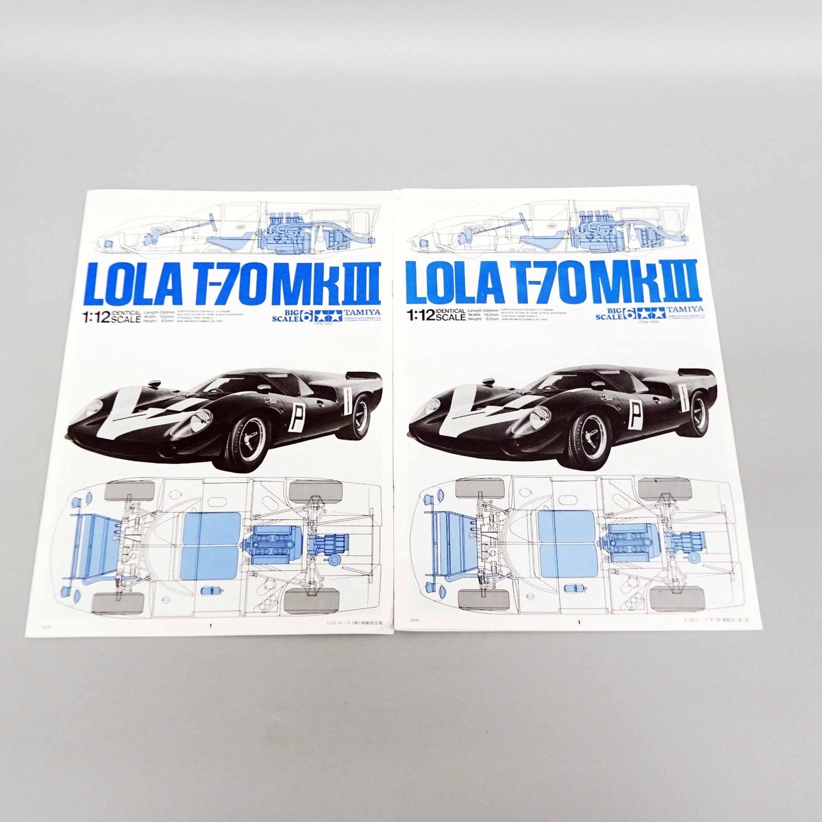 Tamiya 1/12 LOLA T-70 MkIII Racing Car Plastic Model Kit Big Scale