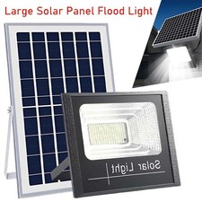 100W Lamparas Luz Led Solares Luces Para Exterior Patio Sensor De light