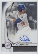 2020 Bowman Sterling Prospect Auto Andy Pages #BSPA-AP Auto 04wi