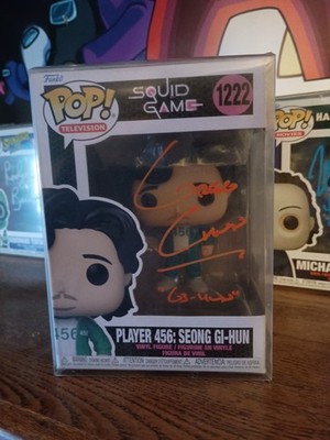 Funko Pop Signed Greg Chun Squid Game W/COA 
