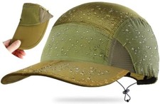 Foldable Lightweight Baseball Cap, Breathable Quick Dry UPF 50 Sun 1 Gold