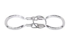 Traditional Brain Teaser Metal Horseshoe Puzzle (Silver, Normal)