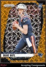 2024 Panini Prizm Prizms Orange Lazer #329 Drake Maye ROOKIE RC PATRIOTS