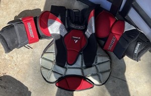 Kids XL & Adult Small Goalie Chest Protector. Vaughn Sports. USED Good Condition