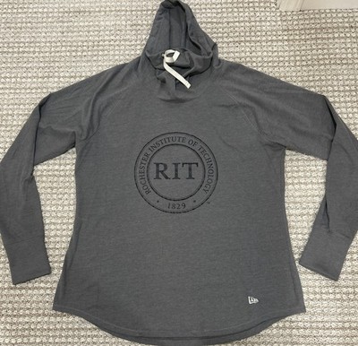 New Era Rochester Institute Technology RIT Women s XL Funnel Neck Hoodie Shirt