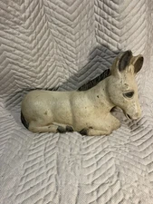General Foam Nativity Christmas Lighted Blow Mold 19” Donkey