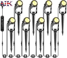 Waterproof Outdoor Landscape Spotlights with Spike Stand Garden Spike Lights LED