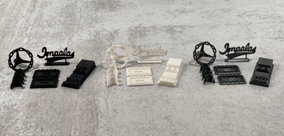 Kit de accesorios personalizados placa rueda consola central 1/10 Redcat Racing 64 Impala Foto 4 de 4