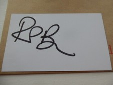 PHIL  BROWN    - ACTIVE / RETIRED PLAYERS - ALL LEAGUES -AUTOGRAPHED CARD