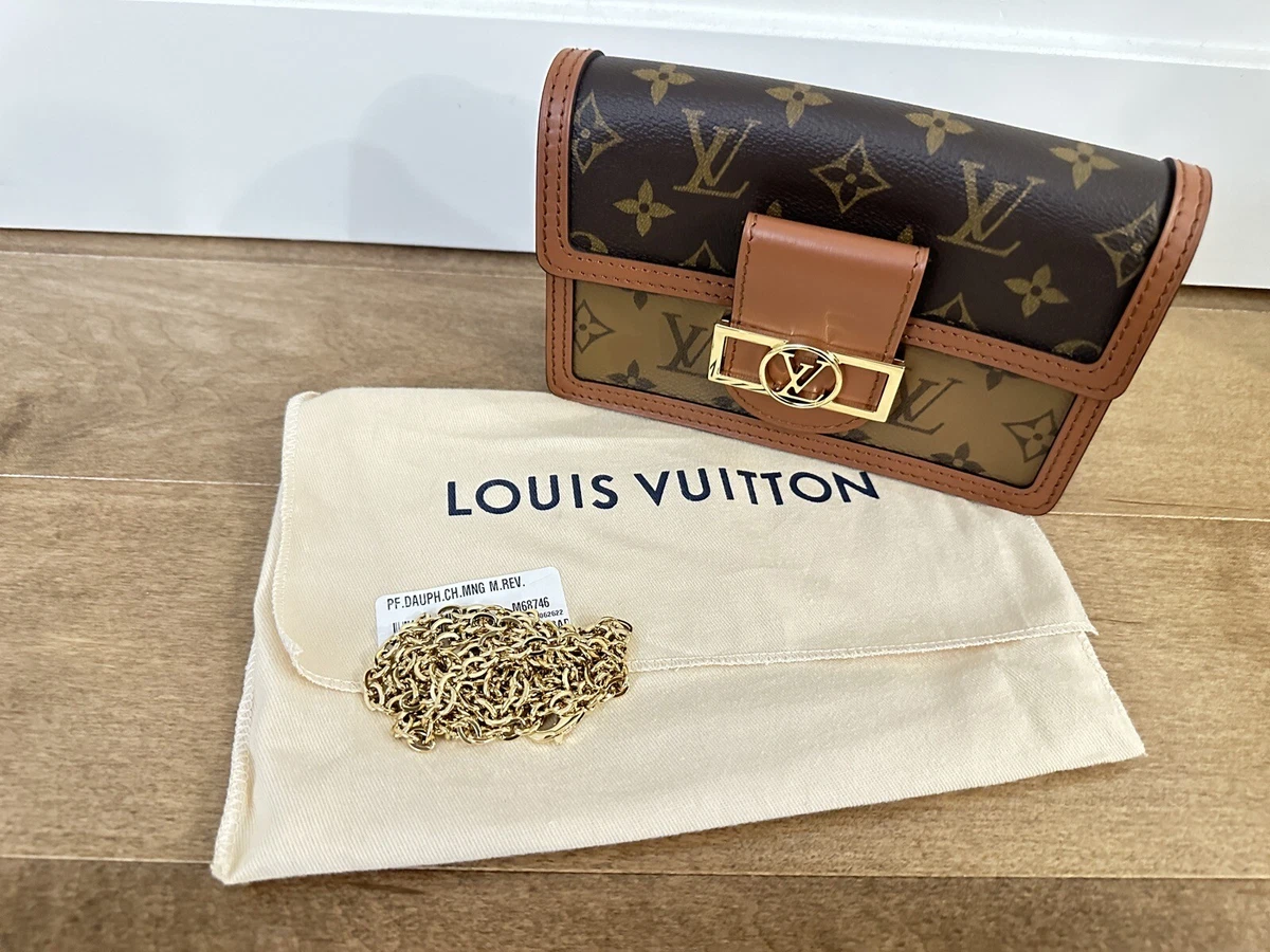 Brand New Louis Vuitton Dauphine Chain Wallet 100% Authentic  