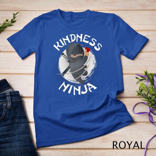 Kinder T-Shirt Unity Day Orange Kindness Ninja Anti-Mobbing Unisex T-Shirt - Bild 12 von 15