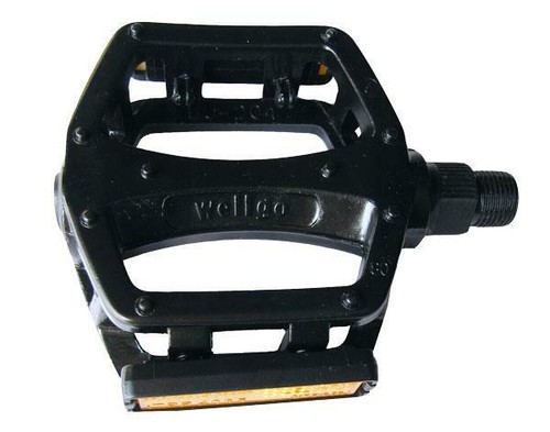 Aluminium Pedals for Kids Bike Flat Platform 9/16" Black - Picture 3 of 3