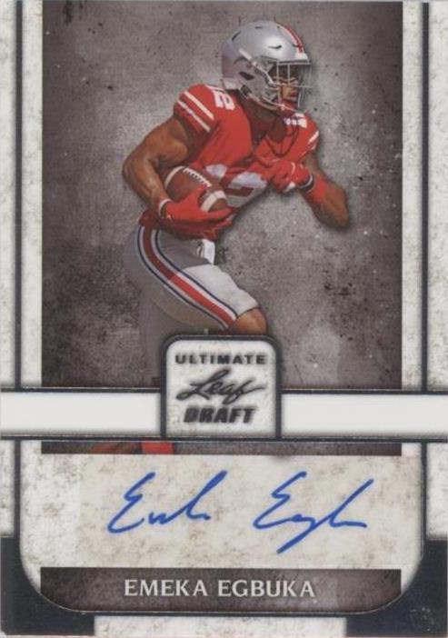 2022 Leaf Ultimate Draft Emeka Egbuka #BA-EE1 - 1 of 2