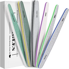 Grit Nail File Buffer Set Emery Boards Professional Nails Edge 1000 Grit 6pcs/bo