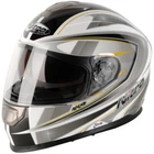 Nitro NP1100-F Plain Crash White Gun Gold Sun Visor