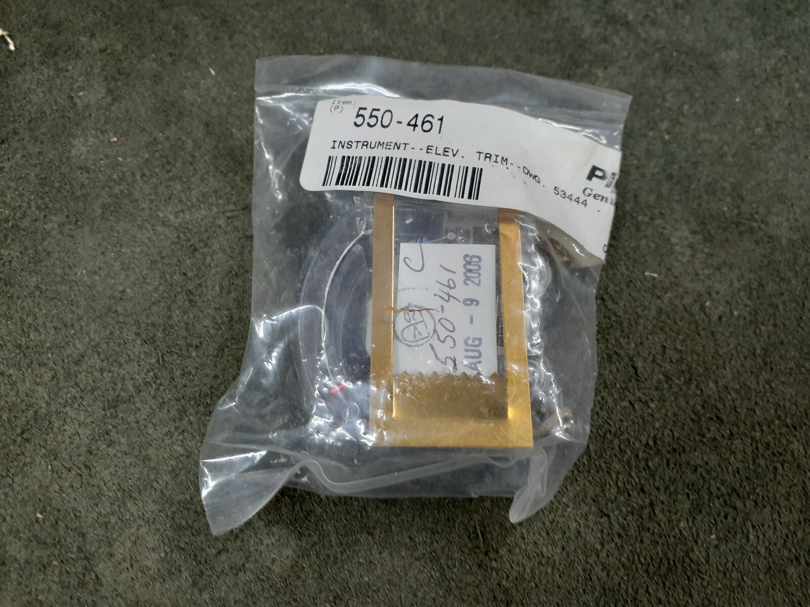 53444 Piper P/N 550-461 Instrument - - Elev. Trim - - Dwg. 53444 for sale ...