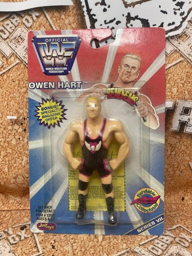 1997 Just Toys WWF Wrestling Owen Hart Bend-Ems Se...