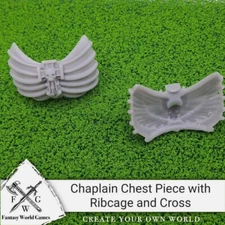 Custom Chaplain Cross Chest Armor for Battle Brother McFarlane Toys Figures