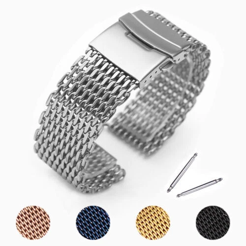 Acciaio Inox Milanese Cinturino Orologio Mesharmband 24 MM - Foto 8