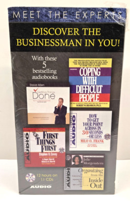 Meet The Experts Business Skills 5 Audiobooks 12 Hours on 11 CDs - New, Sealed