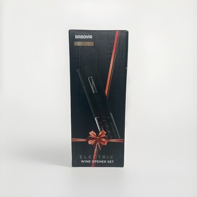 Wine Opener Set - Automatic Electronic Bottle Opener Gift Greeting Card Included