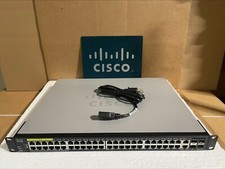 Cisco SG350X-48P-K9 48 port Gigabit Poe Stack...