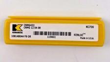 BOX of 5 - Kennametal, CNMG432MS, CNMG120408MS, KC730 Carbide Turning Insert
