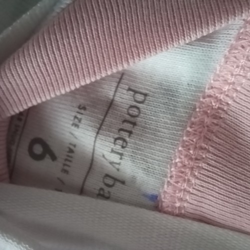 Pottery Barn Kids Heritage Santa Tight Fit 2 Piece Pajama Size 6 Pink NIP - Picture 2 of 4