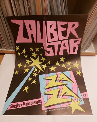 ZaZa - Zauberstab 12'' / mit Poster / minimal wave NDW / Maxi Vinyl / 1982