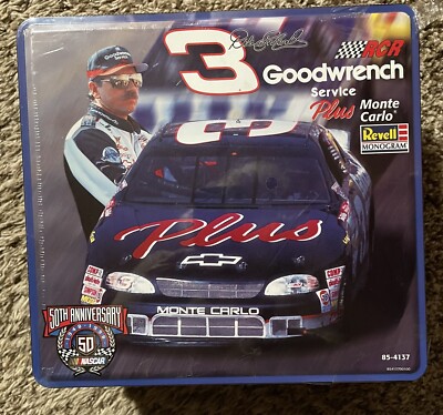 Revell 85-4137 Dale Earnhardt #3 Nascar 50th Anniversary Tin Model 1998