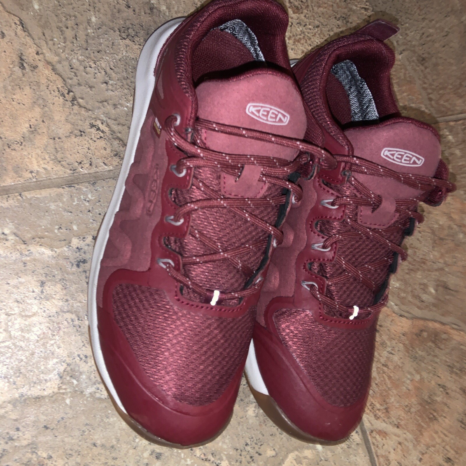 Scarpe da trekking Keen donna Explore 1021664 rosse sneakers taglia 7 5 OTTIME!??