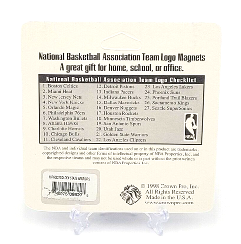 1998 Pro Magnets Heroes of the Locker Room Golden State Warriors NBA Basketball - Picture 2 of 2