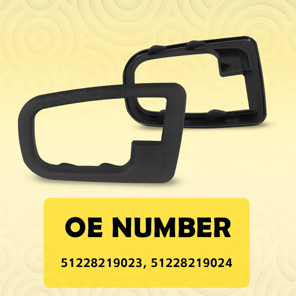 PARA BMW E36 1992-1999 Serie 3 Izquierda Derecha Interior Puerta Manija Tapicería 51228219024 Foto 4 de 4