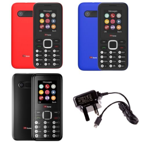TTfone TT150 Unlocked Mobile Phone, Bluetooth, Long Battery, Dual Sim Free Sim - Afbeelding 1 van 35