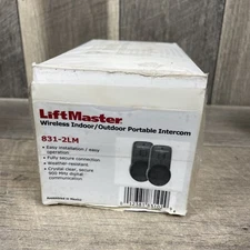 LiftMaster 831-2LM Wireless Indoor/Outdoor Intercom – 2 Pack