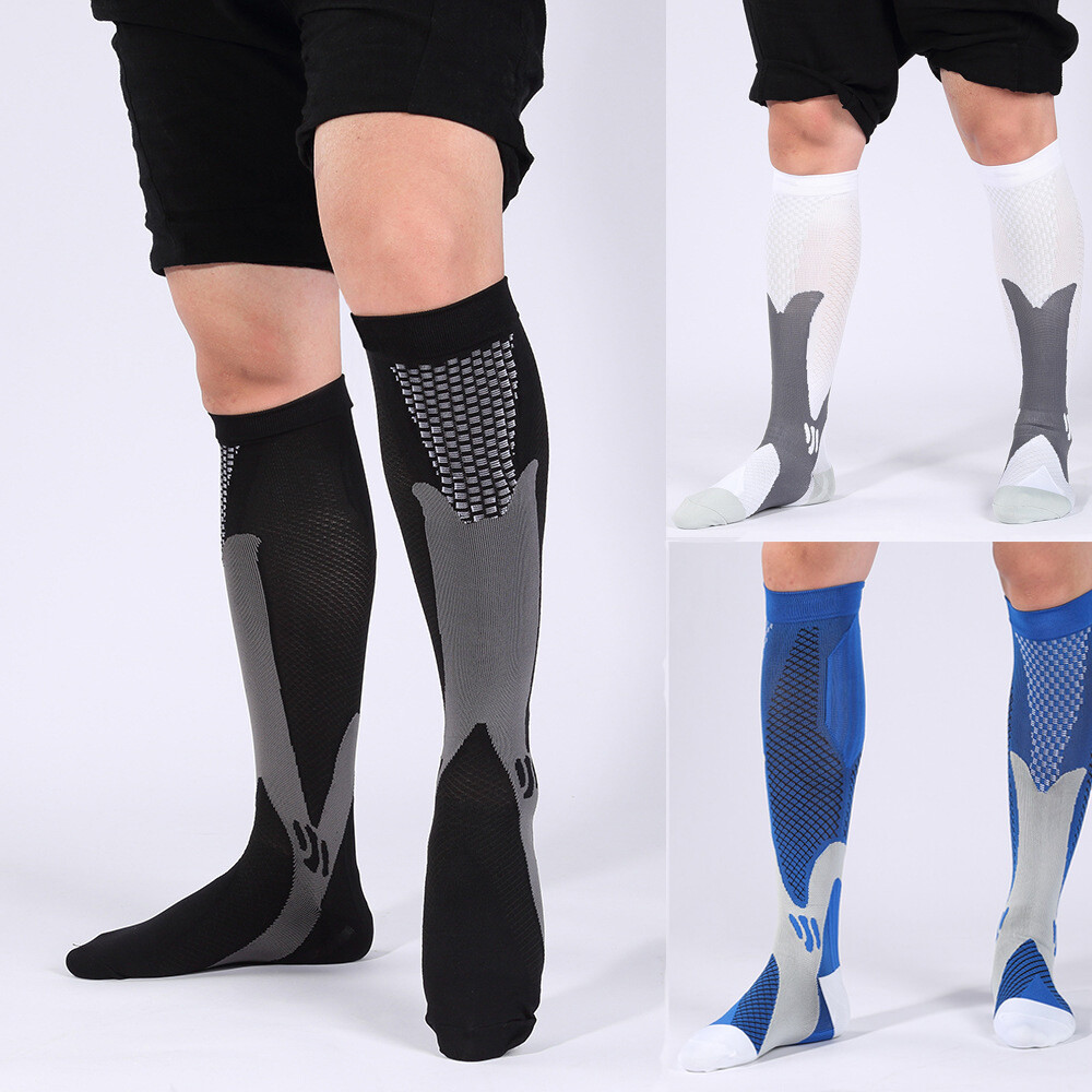 Compression Socks Knee High 20-30 mmHg for Men & Women Sizes L XL 2XL-image