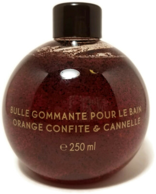 Yves Rocher CANDIED ORANGE CINNAMON Exfoliating Bubble Bath UNISEX 8.4 fl oz NOS