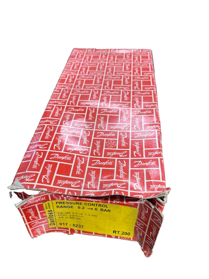 DANFOSS RT200 017-5237 Pressure Control Switch Range + 0.2 / + 6 bar SPDT G3/8 - Image 2 of 2